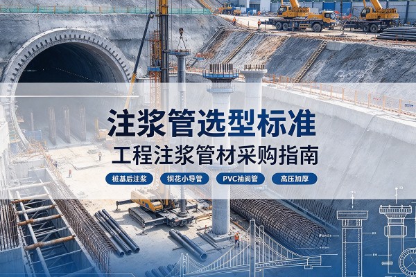 山东注浆管选型标准