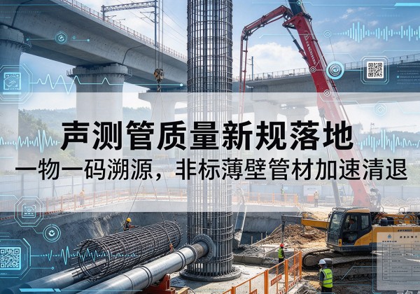 山东声测管质量新规落地，一物一码溯源，非标薄壁管材加速清退