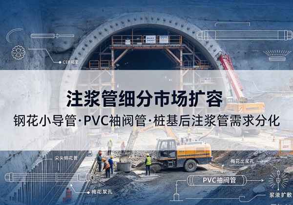 山东注浆管细分市场扩容，隧道钢花小导管、PVC 袖阀管、桩基后注浆管需求分化